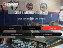 Tablet Screenshot of coloradoweightlifting.com